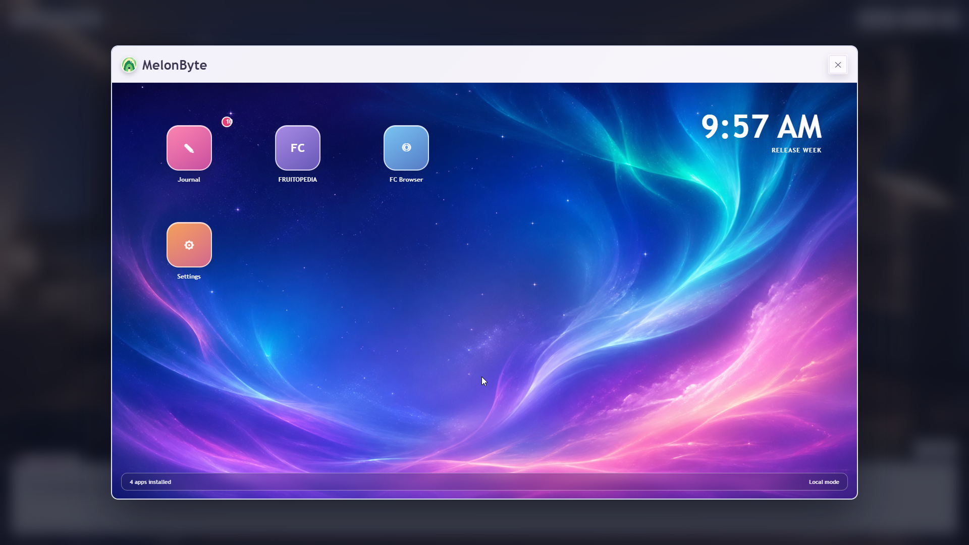 Work-in-progress apartment computer screen