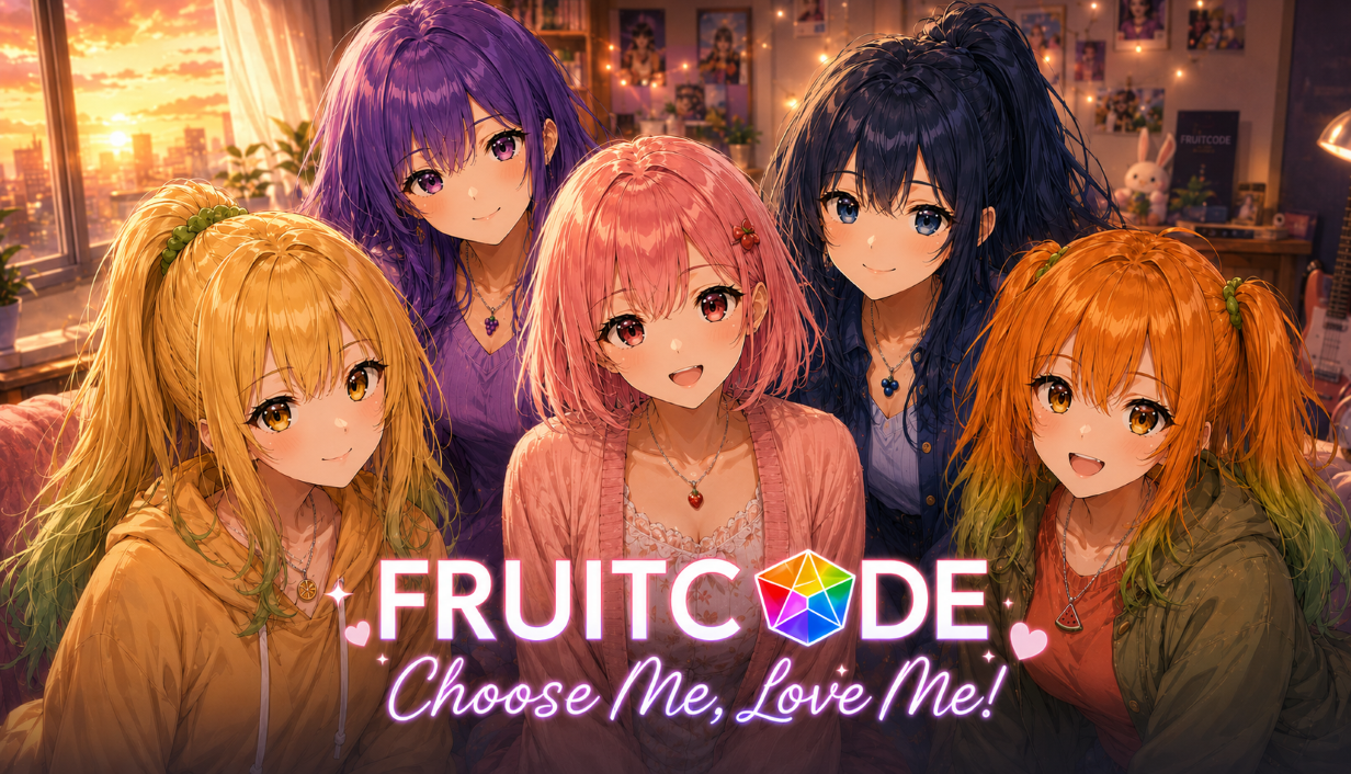 FRUITCODE members together in their music room